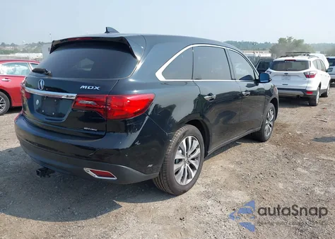 2014 Acura Mdx Technology Package z USA, uszkodzony, nr VIN 5FRYD4H46EB036255